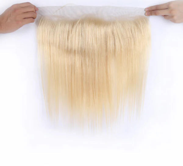 Top Quality 613 Blonde 13X4 Lace Frontal Straight