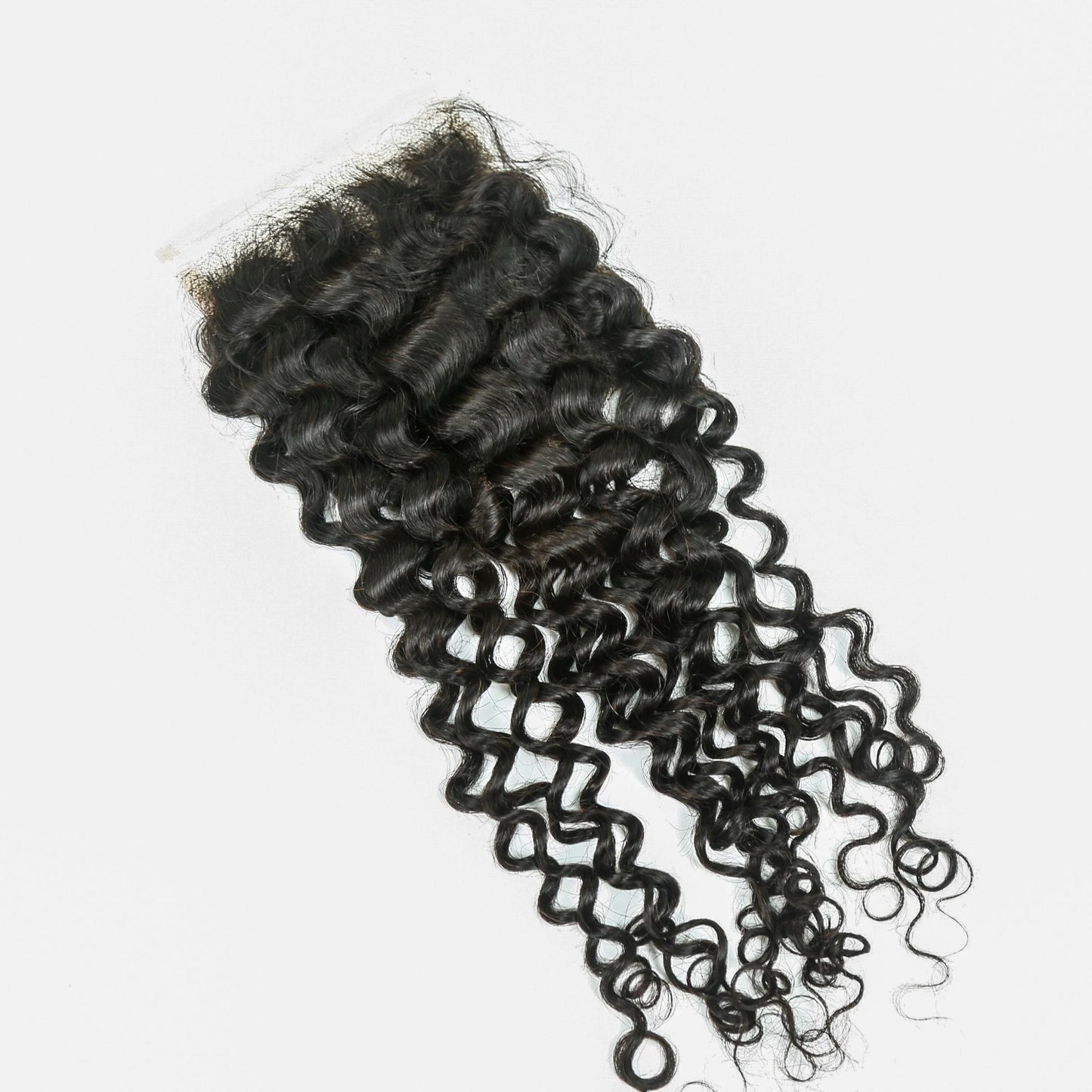 Hair 5x5 Transparent Lace Cloure Curly Deep Curly