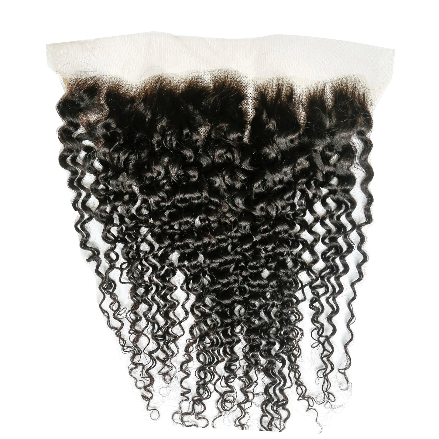 Hair 13x6 Transparent Lace Frontal Curly Small Knots Preplucked Hairline