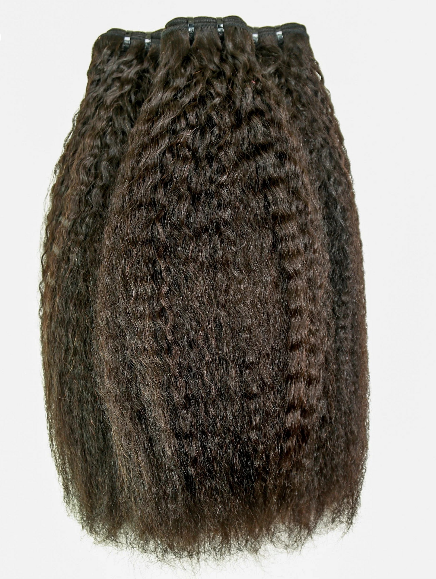 Hair 9A/10A/12A Kinky Straight Human Hair 3 Bundles with 13x4 Lace Frontal