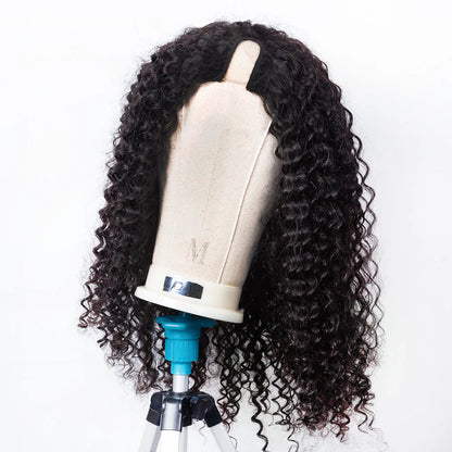 Hair 250% Density U Part Curly Wig Glueless Curly Human Hair Wig Very Full