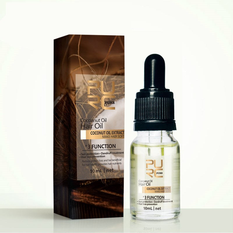 Coconut Base Oil - UV Protection, Anti-Dandruff & Moisturizing Hair and Skin Treatment