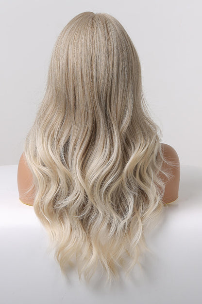 24" Long Synthetic Lace Front Wig – Heat-Safe Wavy Style with Cap Included
