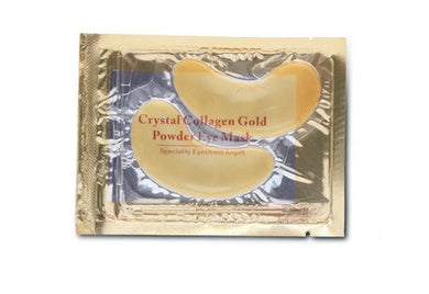 10PCS Gold Crystal Collagen Eye Mask – Dark Circles & Fine Lines Removal Gel Patches