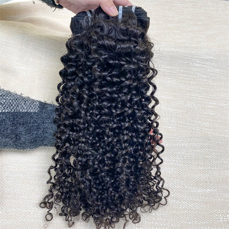 Raw Hair One Donor Hair 3 Bundles/Lot Curly Hair Weaves Hair Bundles