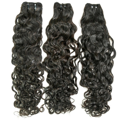 Hair 9A/10A12A Water Wave 3 Bundles Human Hair Extensions With with 6x6 HD Closure