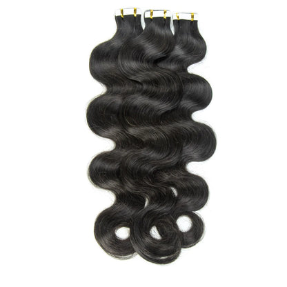 Hair Body Wave Human Hair PU Tape In Virgin Human Hair Extensions