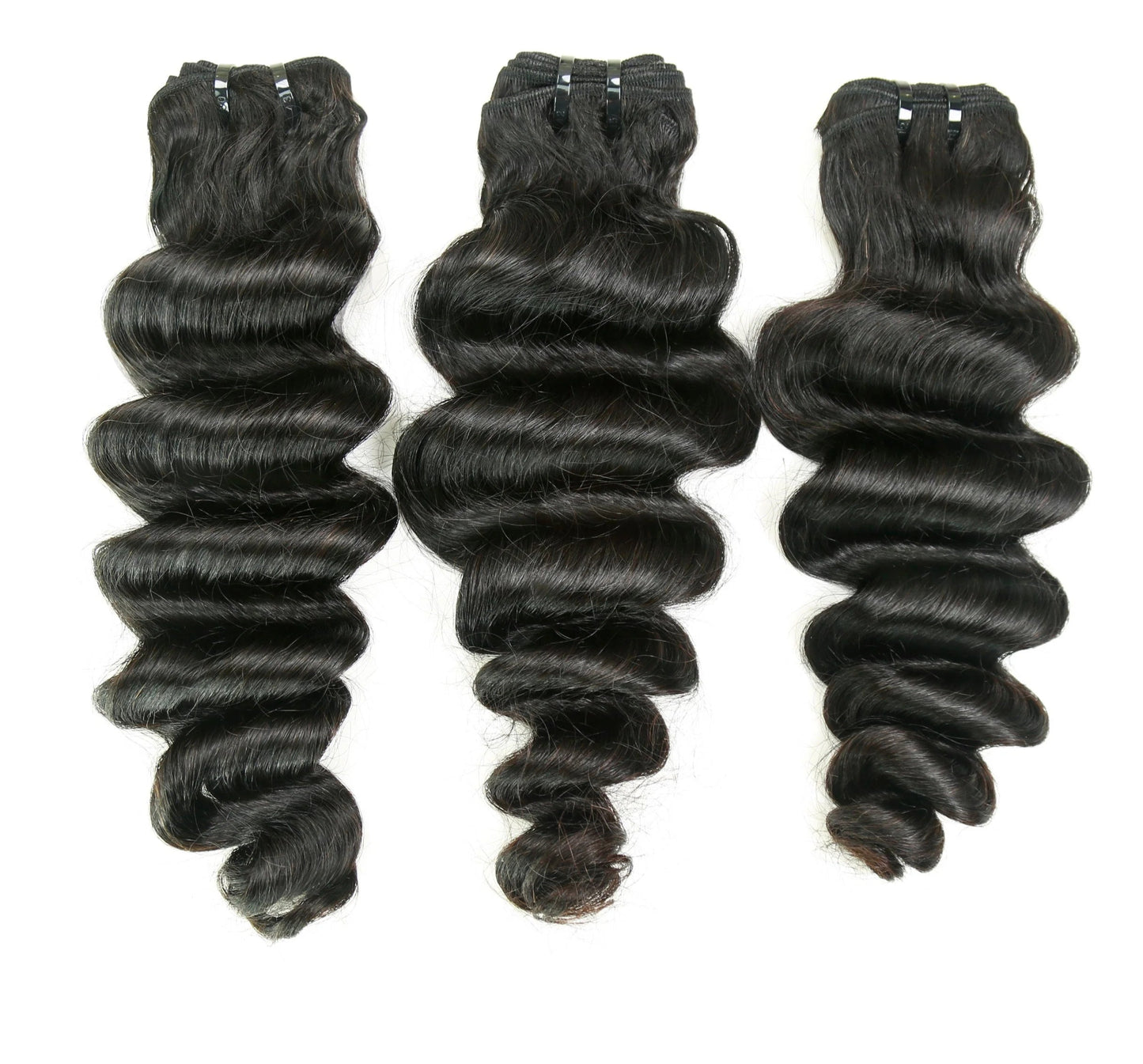 Hair 9A/10A12A Loose Deep 3 Bundles Human Hair With with 6x6 HD Closure