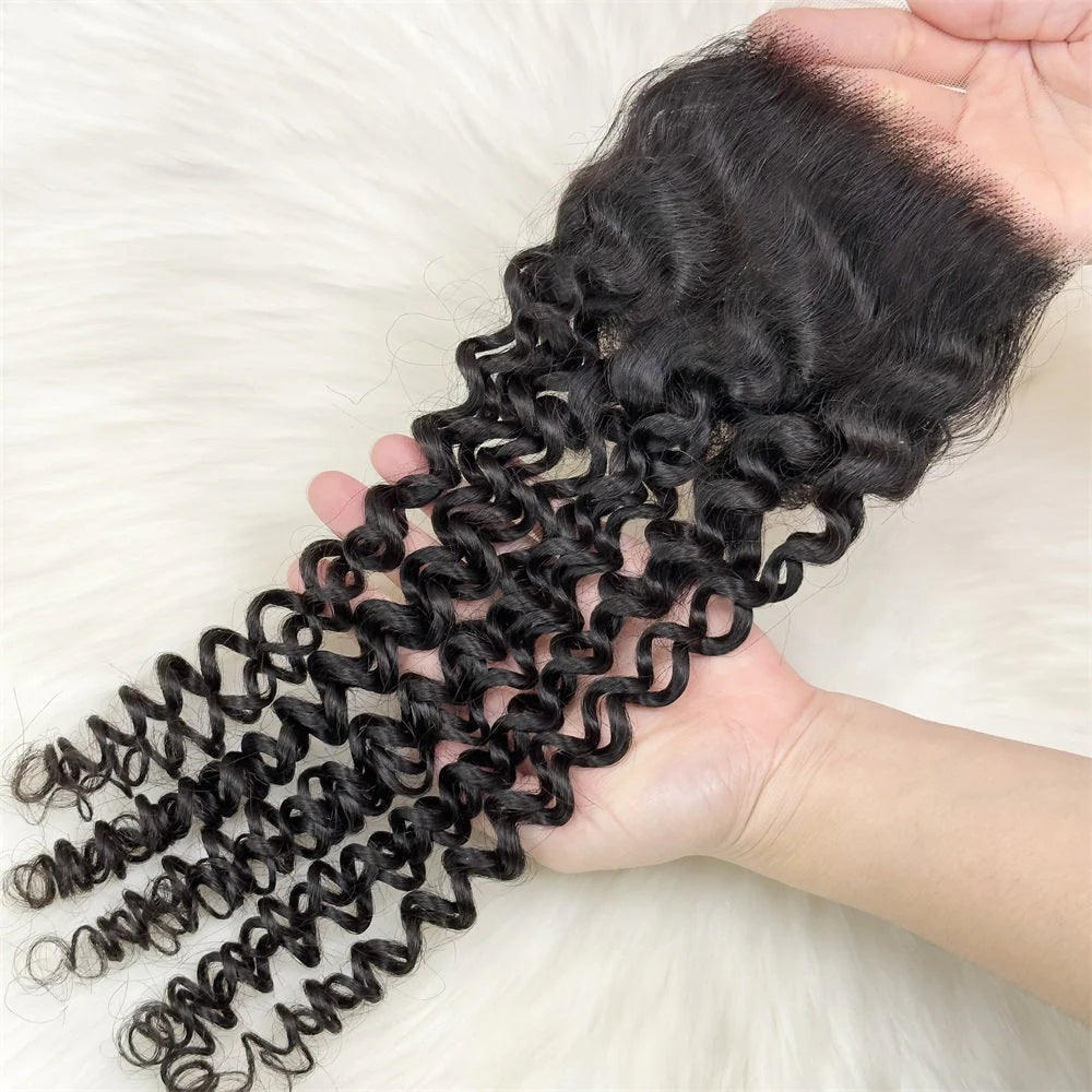 Hair 4x4 HD Lace Cloure Curly Deep Curly