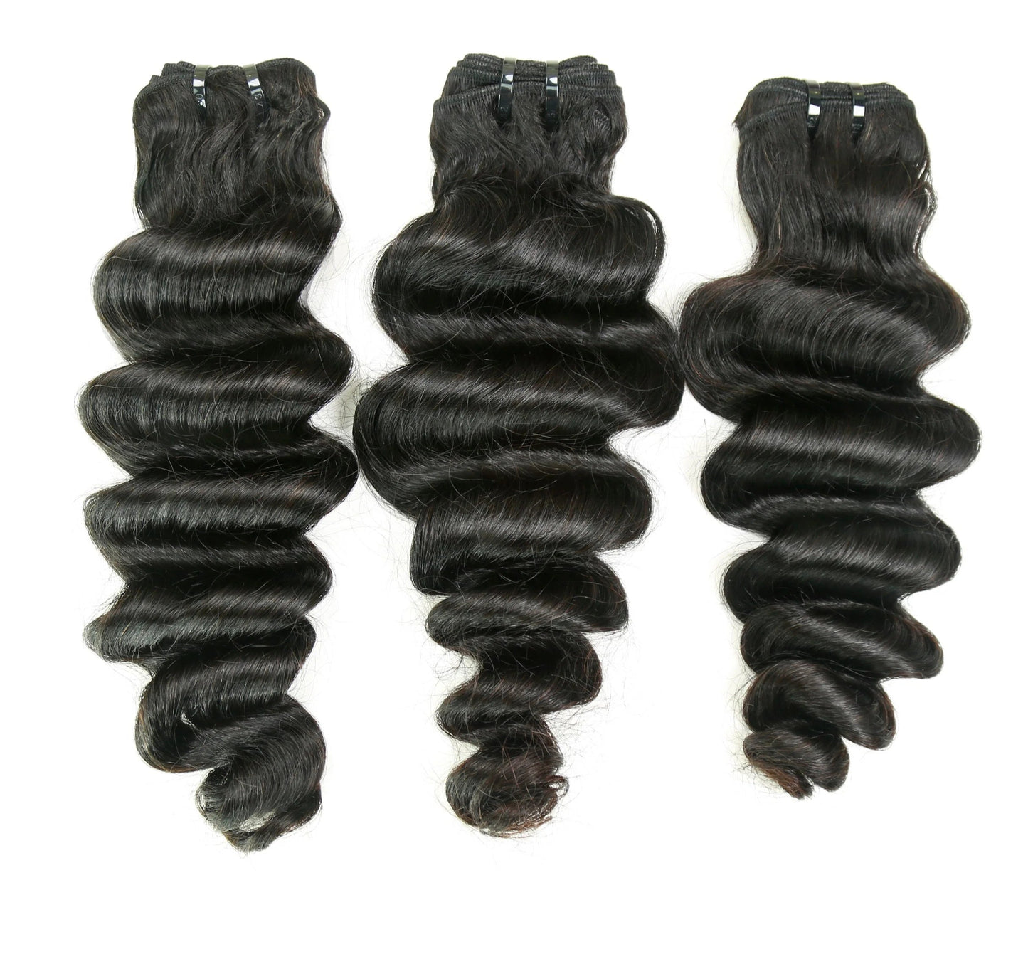 Hair 9A/10A/12A Loose Deep Human Hair 3 Bundles with 13x4 Lace Frontal