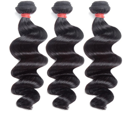 Hair 9A/10A12A Loose Wave 6x6 HD Closure With 3 Bundles