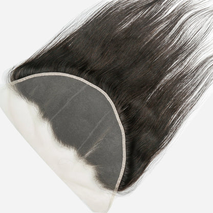 Hair 13x6 Transparent Lace Frontal Straight Small Knots Preplucked Hairline