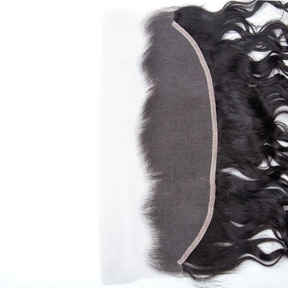 Hair 13x4 Transparent Lace Frontal Water Wave Small Knots Preplucked Hairline