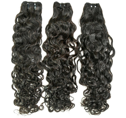 Hair 9A/10A/12A Water Wave 3 Bundles with 13x6 Frontal with Preplucked Hairline
