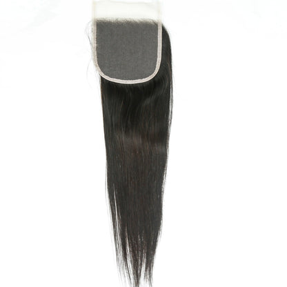 Hair 5x5 Transparent Lace Cloure Straight Small Knots 100% Human Hair
