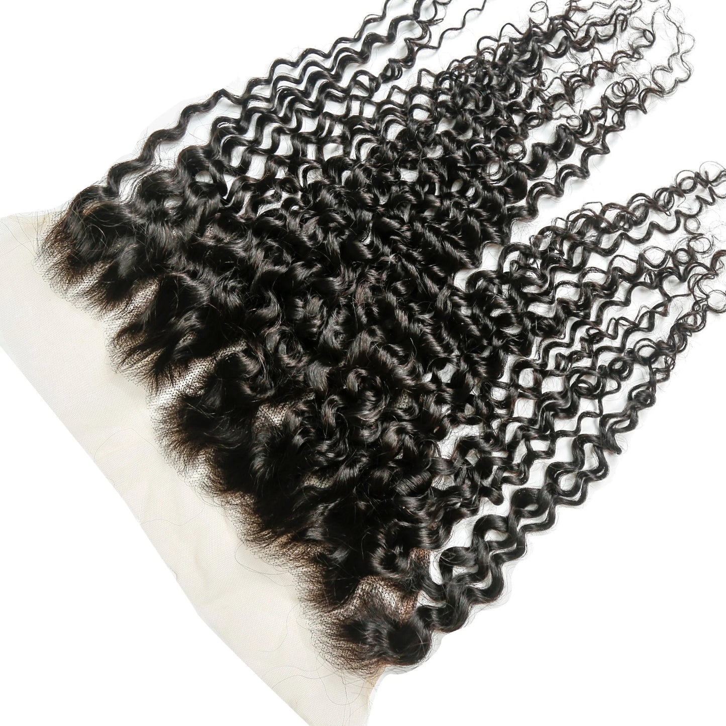 Hair 13x6 Transparent Lace Frontal Curly Small Knots Preplucked Hairline