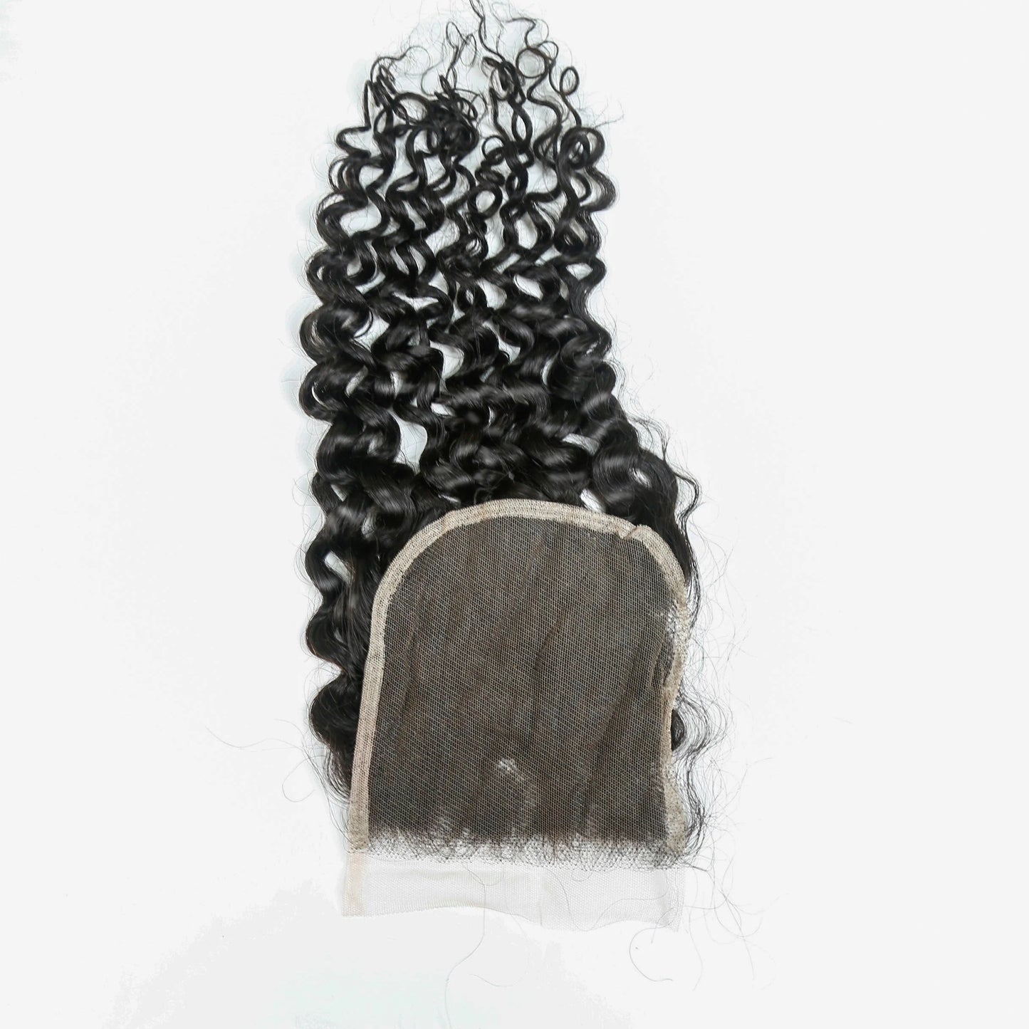 Hair 5x5 Transparent Lace Cloure Curly Deep Curly