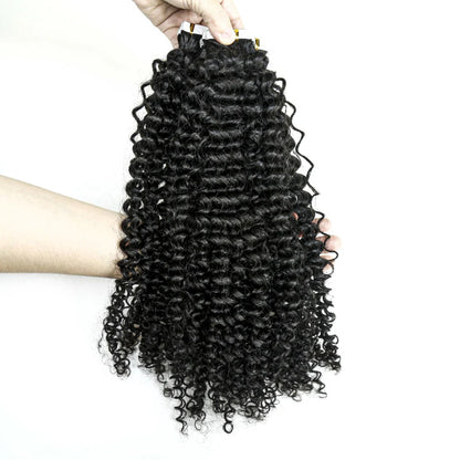 Hair Curly Tape In 100% Virgin Human Hair Tape Ins Hair Extensions