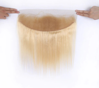 Top Quality 613 Blonde 13X4 Lace Frontal Straight