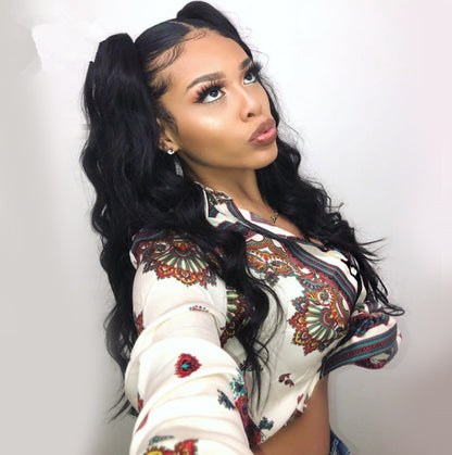 Exotic Full Lace Long Curly Hair Wig – Premium High-Temperature Fiber for All Skin Tones and Face Shapes