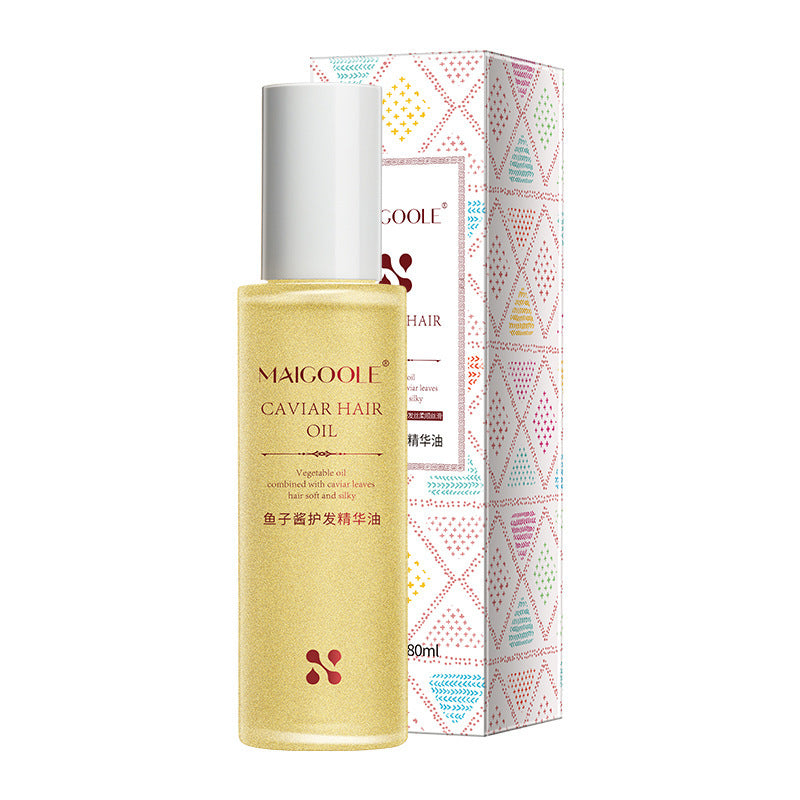 Luxe Caviar Hair Care Essential Oil - Tames Frizz & Enhances Shine, 80ml