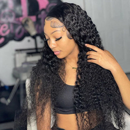13x4/13x6 Lace Front Curly Wig High Density HD Human Hair Frontal Wig Deep Curly Wig