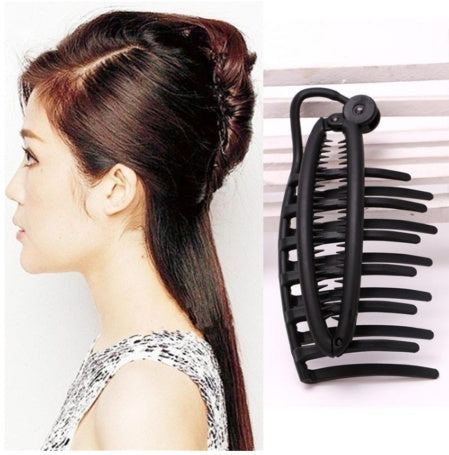 Princess Hair Brace for Effortless Hairstyling – ABS Hair Comb for Secure and Hidden Hold