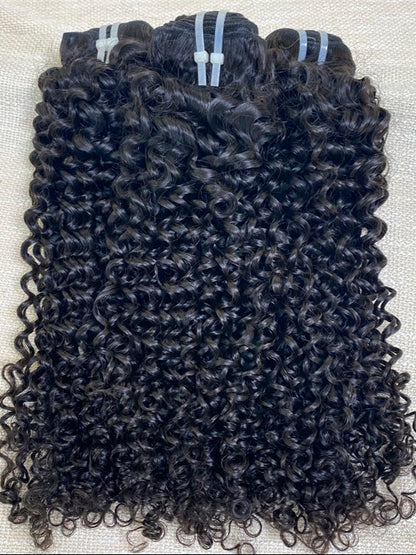 Hair 9A/10A12A Curly 6x6 HD Closure With 3 Deep Curly Bundles