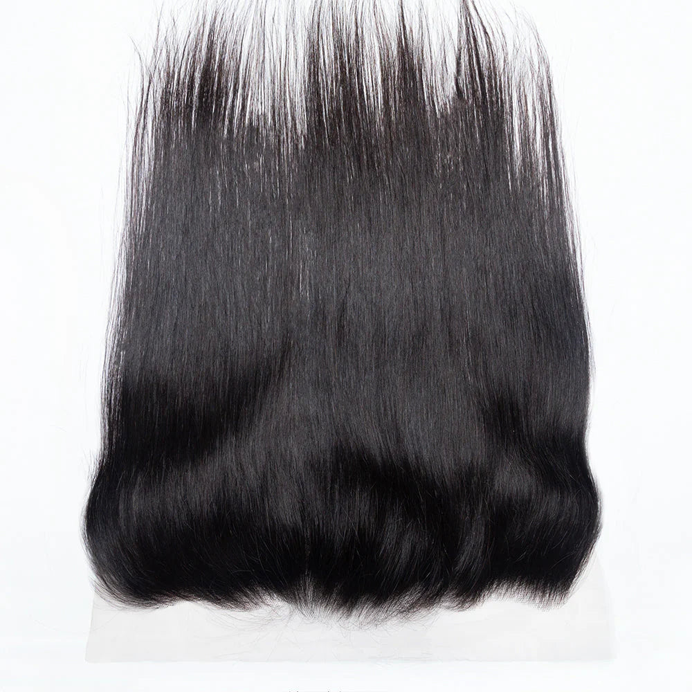 Hair 13x4 Transparent Lace Frontal Straight Small Knots Preplucked Hairline