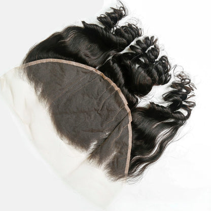 Hair 13x6 Transparent Lace Frontal Loose Wave Small Knots Preplucked Hairline