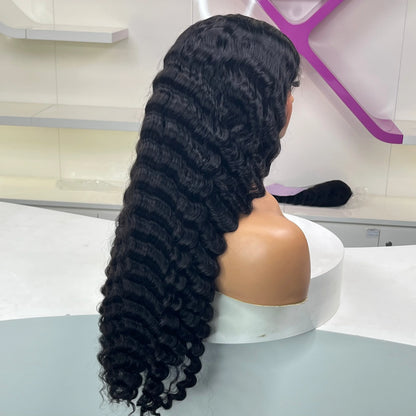 Bleached Knots 200% Density Glueless Ready to Go 5x5 HD Closure Wig Pineapple Wave with C Part and Preplucked Hairline