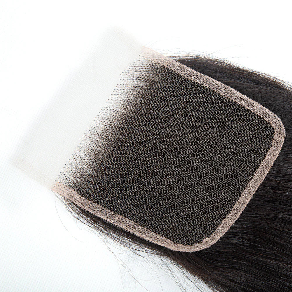 Hair 4x4 HD Lace Cloure Straight Small Knots 100% Human Hair