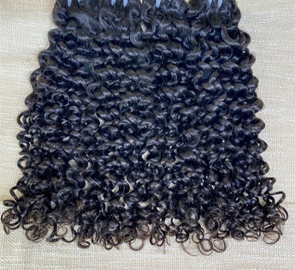 Hair 9A/10A/12A Jerry Curl Human Hair 3 Bundles with 13x4 Lace Frontal
