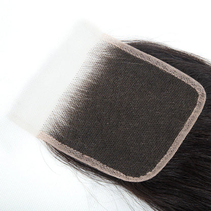Hair 4x4 HD Lace Cloure Straight Small Knots 100% Human Hair