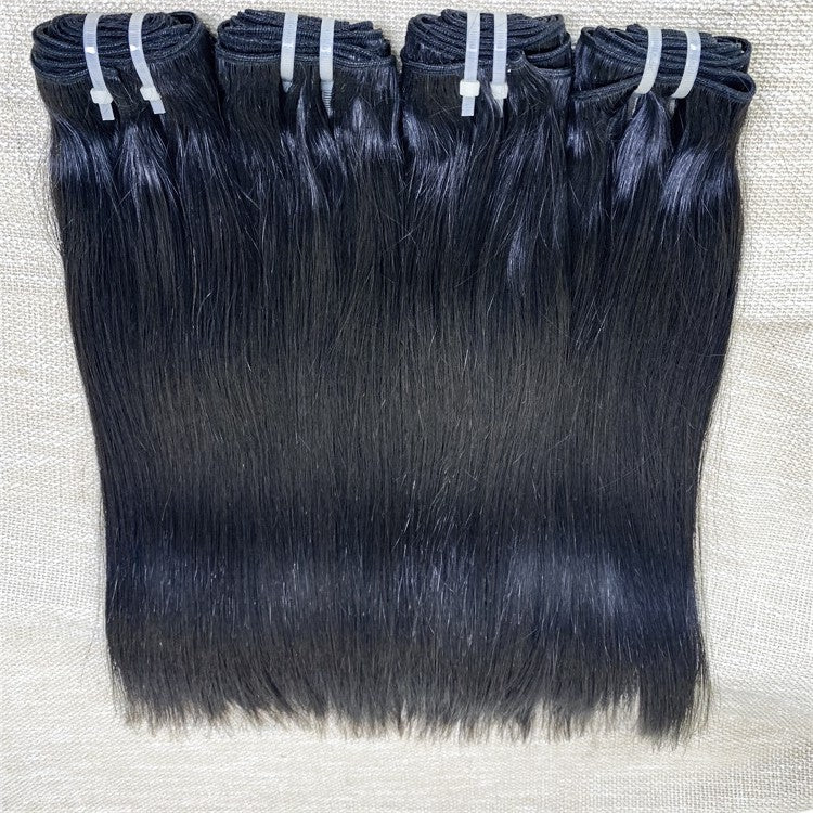 Raw Hair Natural Straight Single Donor Hair 3 Bundles Human Hair Extension