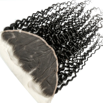 Hair 13x6 Transparent Lace Frontal Curly Small Knots Preplucked Hairline