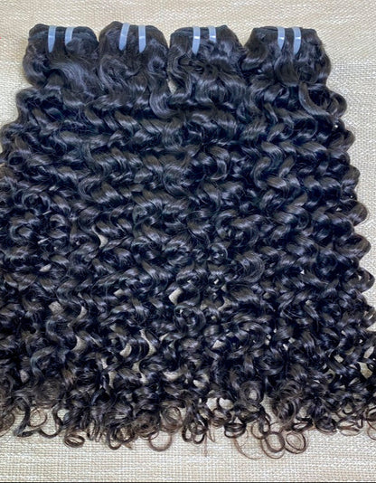 Hair 9A/10A12A 5x5 Lace Closure With 3 Bundles Jerry Curl Human Hair Bundles