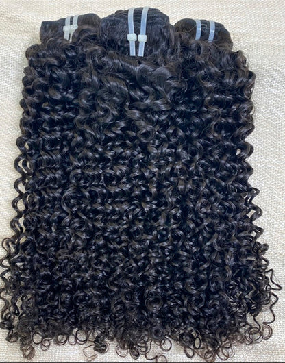 Hair 9A/10A12A Curly Bundles with 5x5 Closure Virgin Human Hair 3 Bundles with Closure