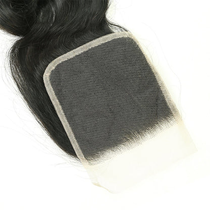 Hair 4x4 Transparent Lace Cloure Loose Wave 100% Human Hair Free Part
