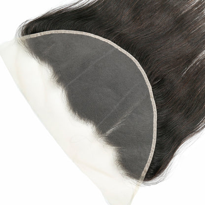 Hair 13x6 Transparent Lace Frontal Straight Small Knots Preplucked Hairline