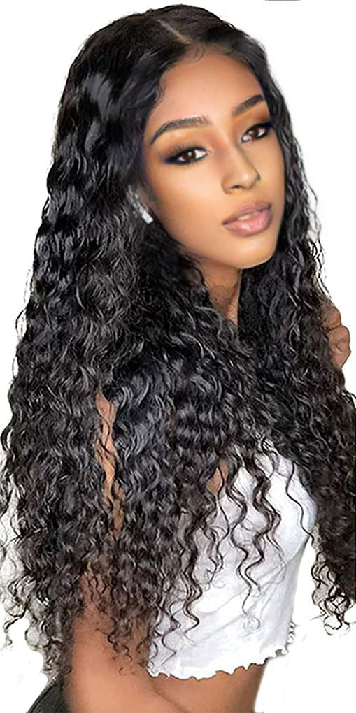 Front Lace Straight Hair Wig for Women | 13x4 Water Wave | Natural Color | Soft, Smooth, and Heat-Resistant