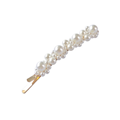 Handmade Pearl Barrettes for Women – Elegant Pearl BB Clips, Bobby Pins & Duckbill Clips