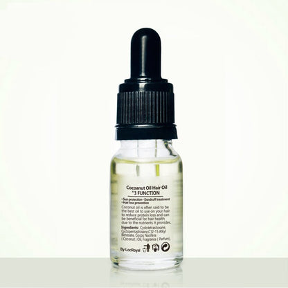 Coconut Base Oil - UV Protection, Anti-Dandruff & Moisturizing Hair and Skin Treatment