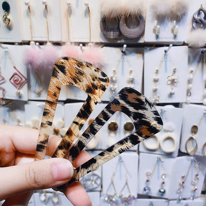 Stylish Alloy Acrylic Hairpin - 9.5cm Elegant Hair Accessory for Women