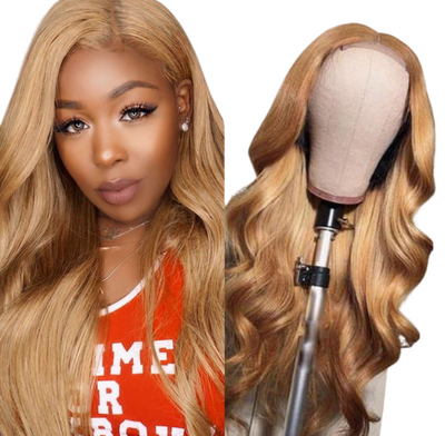 Premium Beumax Brazilian Remy Hair T Part Lace Wigs - Body Wave & Bone Straight Styles