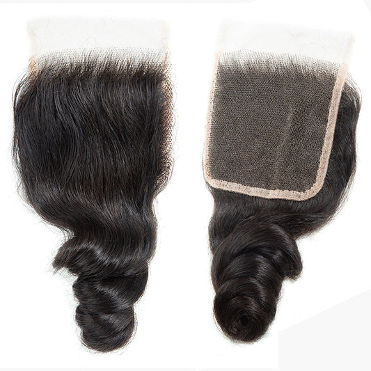 Hair 4x4 HD Lace Cloure Loose Wave 100% Human Hair Free Part