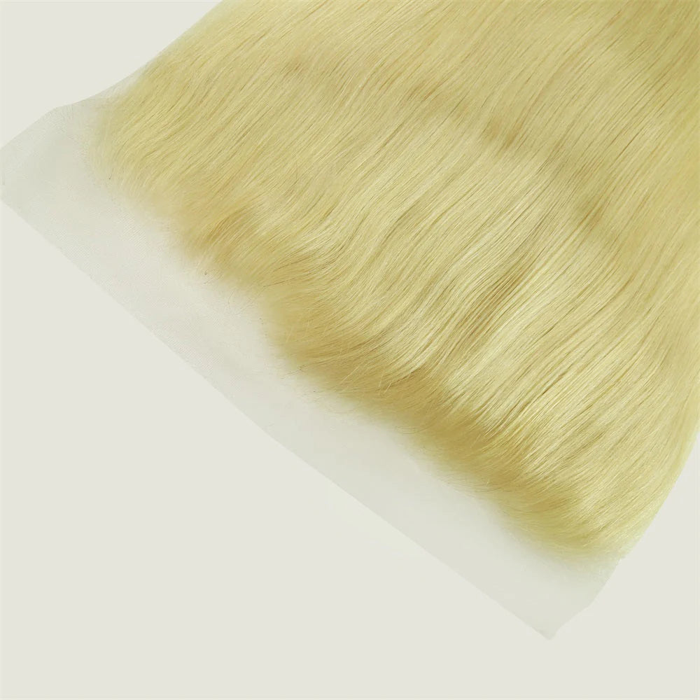 Hair #613 Blonde 13x6 HD Lace Frontal Straight Ear To Ear