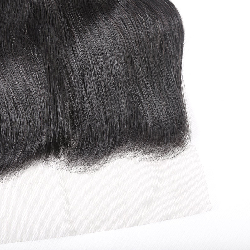 Hair 13x4 Transparent Lace Frontal Body Wave Small Knots Preplucked Hairline