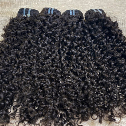 Raw Hair One Donor Hair 3 Bundles/Lot Curly Hair Weaves Hair Bundles