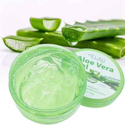 MELAO Aloe Vera Gel | 300g Soothing Moisturizer for Skin & Hair Care